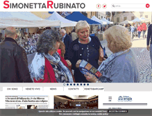 Tablet Screenshot of new.simonettarubinato.it